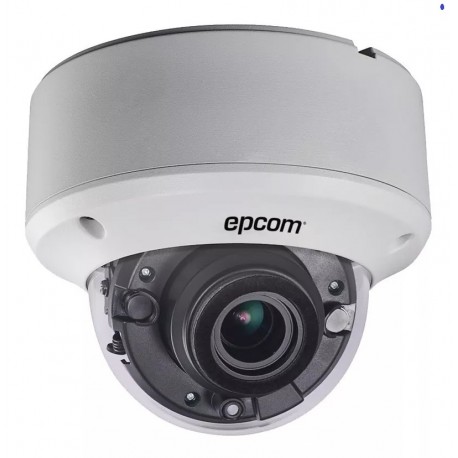 CÁMARA DOMO EPCOM 5MP LENTE MOTORIZADO 2.7 A 13.5MM 40 MTS ANTIVANDALICA