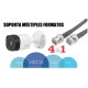 CAMARA BULLET DAHUA HDCVI 5 MP TVI / AHD / CVBS LENTE 2.8 MM SMART IR 20 MTS POLICARBONATO
