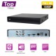 KIT TOPVISION DVR PENTAHIBRIDO 4CH 1080P LITE 1CH IP 2 CAMARAS BALA 2MP POLICARBONATO P2P