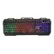KIT TECLADO Y MOUSE GAMER DIADEMA LED MOUSEPAD NACEB