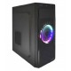 GABINETE PARA PC  EVOTEC CON VENTILADOR FRONTAL Y FUENTE DE 600W