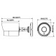 CAMARA BULLET IP DAHUA 4MP WDR LENTE 3.6MM POE IP66