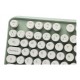 KIT TECLADO Y MOUSE INALAMBRICO VINTAGE  ACTECK VERDE