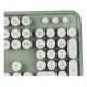 KIT TECLADO Y MOUSE INALAMBRICO VINTAGE  ACTECK VERDE
