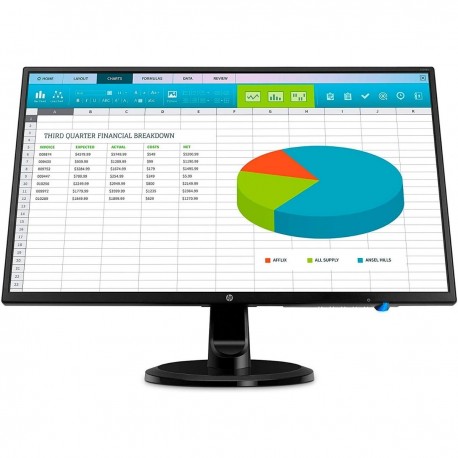 MONITOR HP 21.5 PULGADAS FULL HD 1920 X 1080 PIXELES VGA HDMI NEGRO