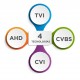 CÁMARA BALA HIKVISION 2MP AHD/TVI/CVI/CVBS VISION COLOR 24/7 ANGULO 104° METAL