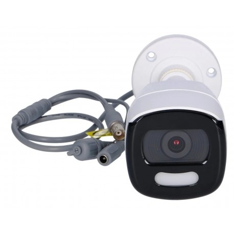 CÁMARA BALA HIKVISION 2MP COLOR 24/7 ANGULO 83.6° LUZ BLANCA 40MTS METÁLICA