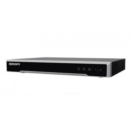 DVR PENTAHIBRIDO EPCOM 4CH 8MP 4IP 4CH AUDIO H.265 HDMI VGA P2P