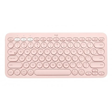 TECLADO MULTIDISPOSITIVOS LOGITECH BLUETOOTH INALÁMBRICO ROSA WINDOWS ANDROID Y IOS