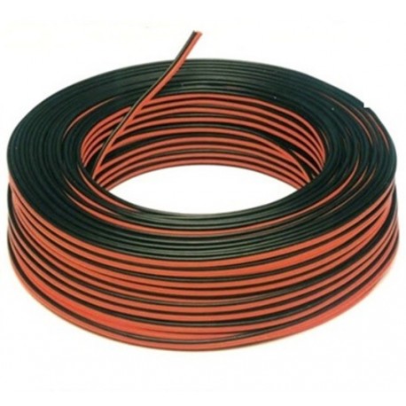 BOBINA DE CABLE CAL. 22 AWG BICOLOR 100 MTS BOCINAS
