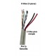 BOBINA CABLE SIAMES UTP CAT. 5E 305MTS CCA MAS 2 CABLES DE ENERGIA iNTERIOR