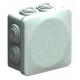 GABINETE CAJA STD TIPO NEMA 10x10x4.5CM 7 ENTRADAS EXTERIOR IP55
