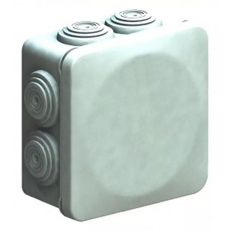 GABINETE CAJA STD TIPO NEMA 10x10x4.5CM 7 ENTRADAS EXTERIOR IP55