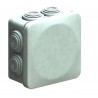KIT 10 GABINETES CAJAS NEMA 8x8x4.5CM 7 ENTRADAS IP55 CONTRA AGUA